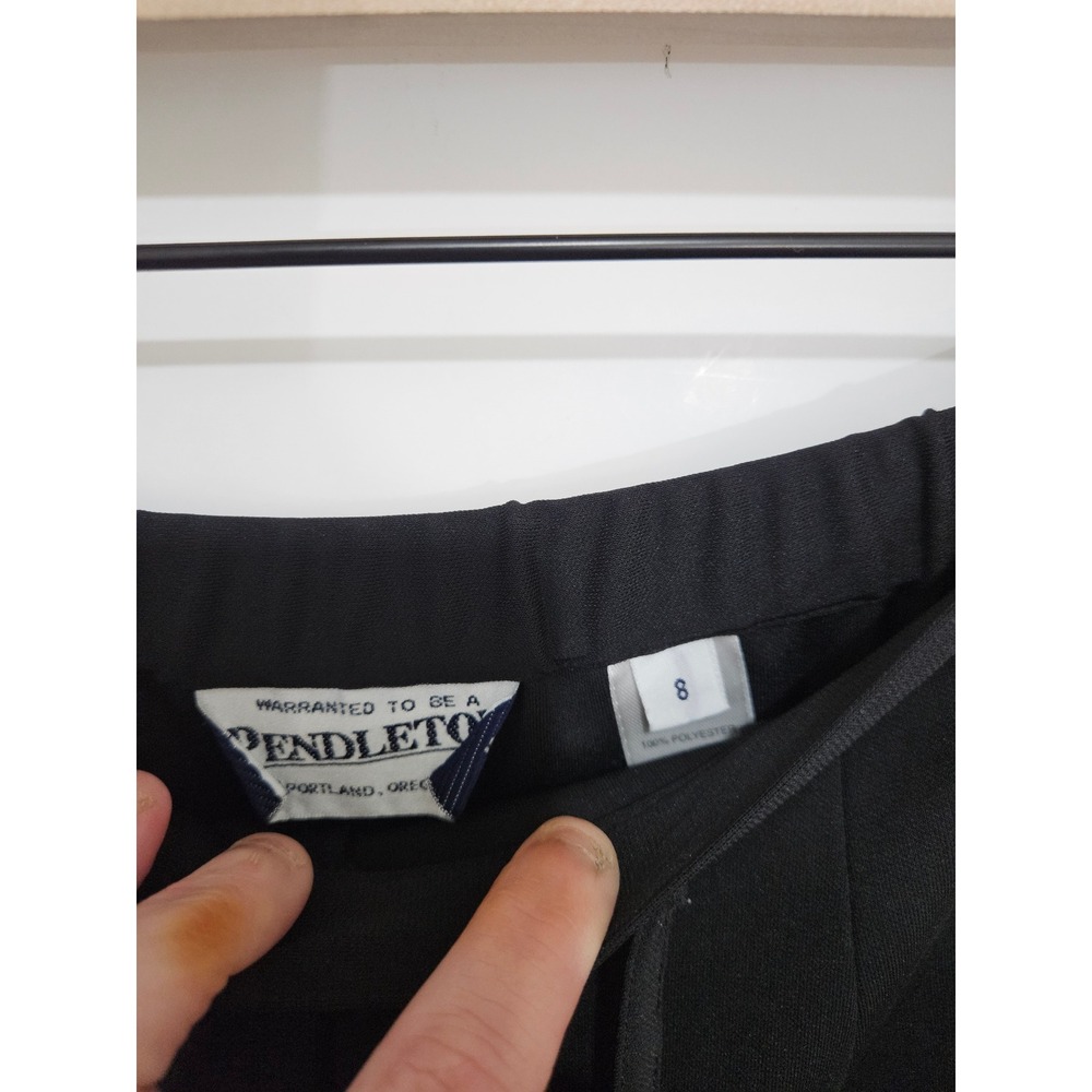 Pendleton Black Wide Leg Drawstring Trousers Elas… - image 2